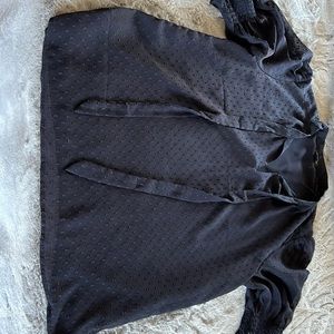 Ann Taylor Clip Dot Blouse